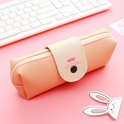 Kawaii pernica torba za olovke velikog kapaciteta PU slatka dopisnica školski pribor rođendanski i blagdanski poklon