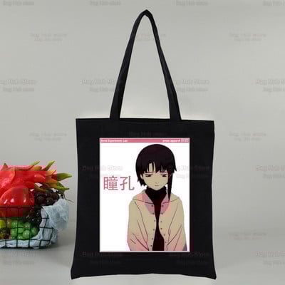Anime Serijski eksperimenti Lain Shopping platnena torba Ženska torba za djevojke Eko Harajuku Shopper Iwakura Manga torbe na rame, isporuka