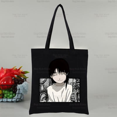 Anime Serijski eksperimenti Lain Shopping platnena torba Ženska torba za djevojke Eko Harajuku Shopper Iwakura Manga torbe na rame, isporuka