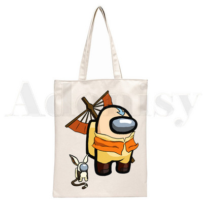 Avatar The Last Airbender Aang Appa Anime Badass Ručne torbe Torbe na rame Ležerna kupnja Ručna torba za djevojke Ženska elegantna platnena torba
