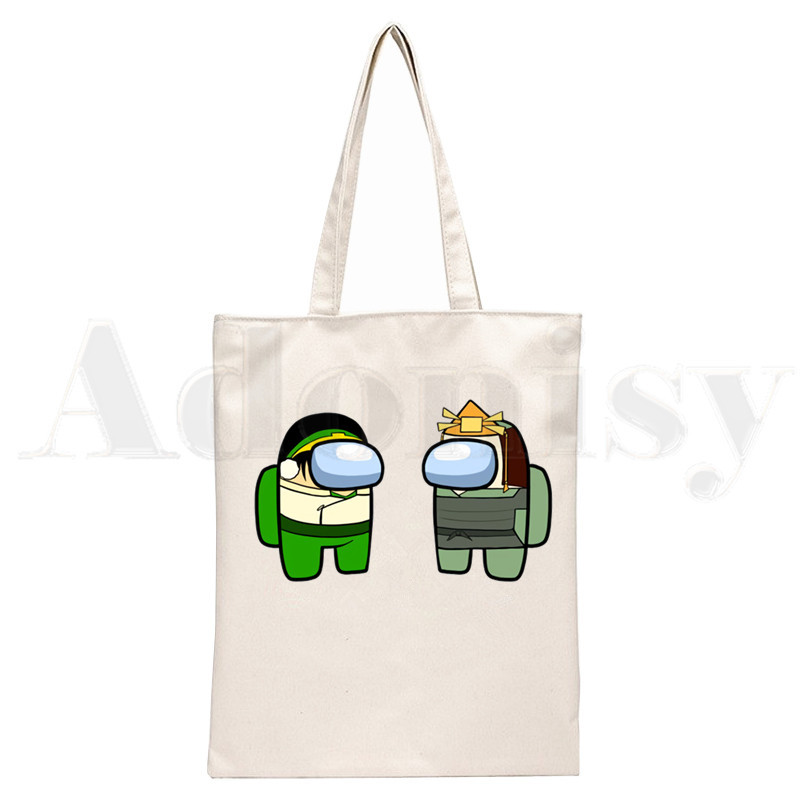 Avatar The Last Airbender Aang Appa Anime Badass Ručne torbe Torbe na rame Ležerna kupnja Ručna torba za djevojke Ženska elegantna platnena torba