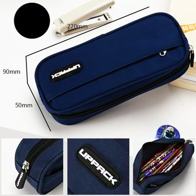 Pernica Velike školske pernice za ured Korejski dvoslojni pribor Jednobojna pernica Trousse Scolaire Torbe za olovke