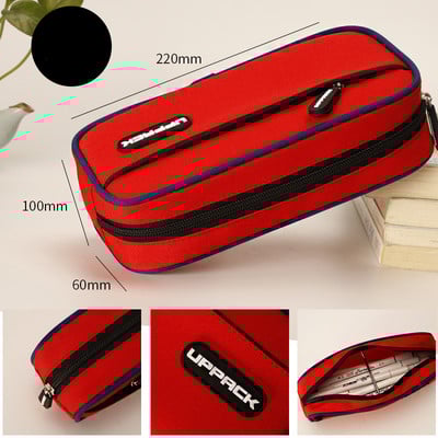 Pernica Velike školske pernice za ured Korejski dvoslojni pribor Jednobojna pernica Trousse Scolaire Torbe za olovke