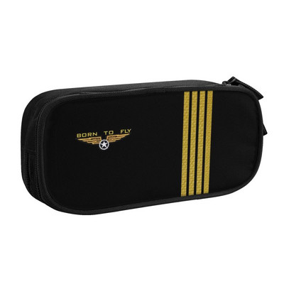 Cabina de pilotaj Six Dials Simulator de zbor Pilot Caseta de creion Fata Baiat Avion de mare capacitate Avion Cutie de creion Accesorii scolare