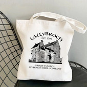 Shopper Lallybroch Outlander Kawaii torba Harajuku ženska torba za kupnju Platnena torba za kupnju torba za djevojke Tote torba Ženska torba na rame