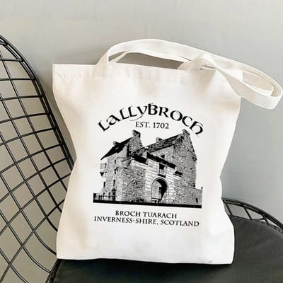Shopper Lallybroch Outlander Kawaii torba Harajuku ženska torba za kupnju Platnena torba za kupnju torba za djevojke Tote torba Ženska torba na rame