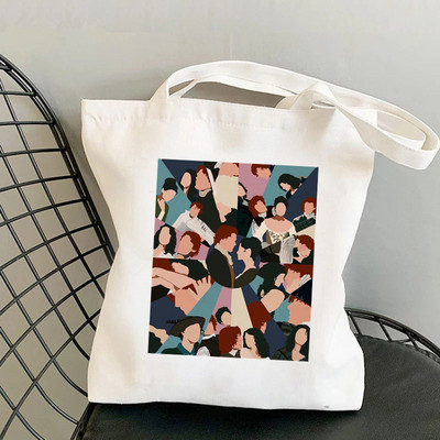 Shopper Lallybroch Outlander Kawaii torba Harajuku ženska torba za kupnju Platnena torba za kupnju torba za djevojke Tote torba Ženska torba na rame