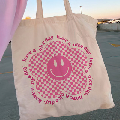 Ženska Shopper Retro Embrace Neurodiversity Platnena Shopper Bag torba za djevojke Ženska torba na rame