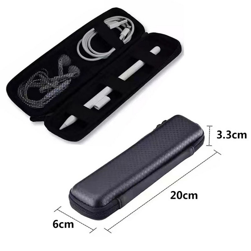 Pieštuko dėklas juodas raštinės reikmenys biurui. Trousse Scolaire Mokykliniai aksesuarai Penalas Piornik Estuches Escolares pieštukų dėžutė