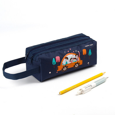 Prijenosna pernica velikog kapaciteta Letter Estuche Escolar dvoslojna Piornik Szkolny višenamjenska pernica Trousse Crayon Pencilcase