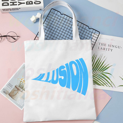 ATEEZ Korean Kpop Fans Collection platnena torba Ležerne velike ručne torbe za žene Ženska torba za kupovinu Torba velikog kapaciteta s printom