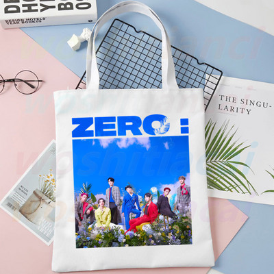 ATEEZ Korean Kpop Fans Collection platnena torba Ležerne velike ručne torbe za žene Ženska torba za kupovinu Torba velikog kapaciteta s printom