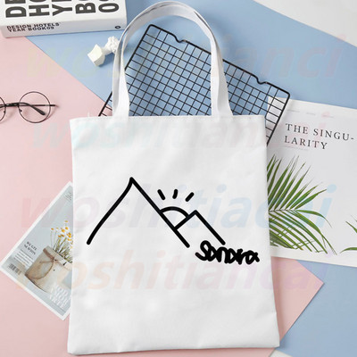 ATEEZ Korean Kpop Fans Collection platnena torba Ležerne velike ručne torbe za žene Ženska torba za kupovinu Torba velikog kapaciteta s printom