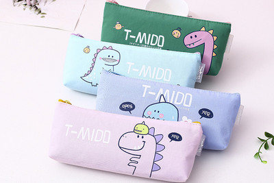 1τεμ. Μολυβοθήκη Kawaii Cartoon Dinosaur Gift Estuches Σχολική μολυβοθήκη Μολυβοθήκη Τσάντα μολύβι Σχολικά είδη επιστολόχαρτου