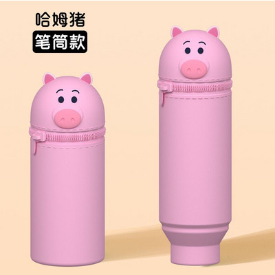 Školska pernica Kawaii Cute Cat Totoro papirna kutija za pernice Samostojeća pernica Silikonska torbica Trousse Scolaire Potrepštine