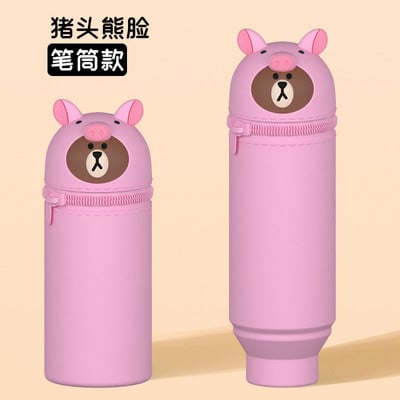 Školska pernica Kawaii Cute Cat Totoro papirna kutija za pernice Samostojeća pernica Silikonska torbica Trousse Scolaire Potrepštine