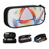 Kawaii nogometne igrače pernice za djevojčice i dječake velikog kapaciteta, navijačke nogometne torbice za olovke, školski pribor