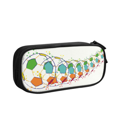 Kawaii nogometne igrače pernice za djevojčice i dječake velikog kapaciteta, navijačke nogometne torbice za olovke, školski pribor