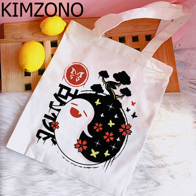Genshin Impact Hu Tao Xiao torba za kupnju shopper shopper platnena torba bolsas reutilizables sklopiva višekratna vrećica tissu
