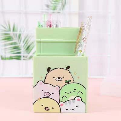 1 kom. Kutija za olovke velikog kapaciteta Držač za olovke Školski pribor Kutija za papir s kalkulatorom i ogledalom 4 u 1 Višenamjenski