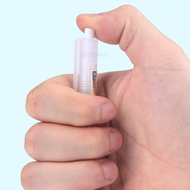 Set de pixuri gel retractabile de 6/10 buc 0,5 mm, cerneală neagră/albăstruie, scris, birou, semnătură de afaceri, rechizite școlare, papetărie