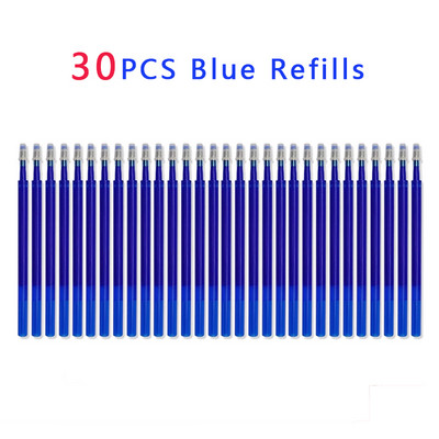 Pix gel șters cu apăsare, 0,5 mm, reumplere stilou de capacitate mare Tije înlocuibile, mâner lavabil, rechizite de birou pentru școală, articole de papetărie