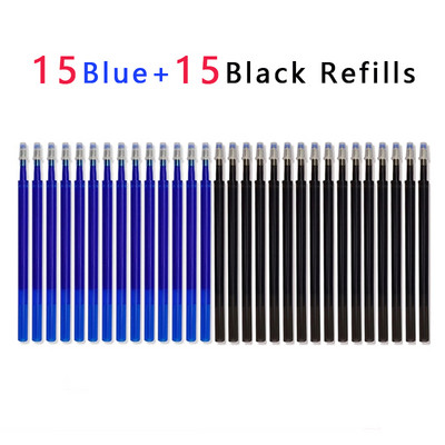 Pix gel șters cu apăsare, 0,5 mm, reumplere stilou de capacitate mare Tije înlocuibile, mâner lavabil, rechizite de birou pentru școală, articole de papetărie