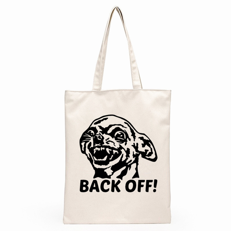 Chihuahua pas Slatka grafika Hipster crtani print Torbe za kupnju Djevojačke modne ležerne pakete Ručna torba