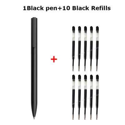 Xiaomi BEIFA Spin Metal Gel Pens 0,5mm Μαύρα Ανταλλακτικά Επαγγελματικό στυλό Μεταλλική υπογραφή caneta boligrafos Για Σχολικό Γραφείο Χαρτικά