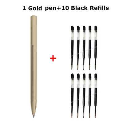 Xiaomi BEIFA Spin Metal Gel Pens 0,5mm Μαύρα Ανταλλακτικά Επαγγελματικό στυλό Μεταλλική υπογραφή caneta boligrafos Για Σχολικό Γραφείο Χαρτικά