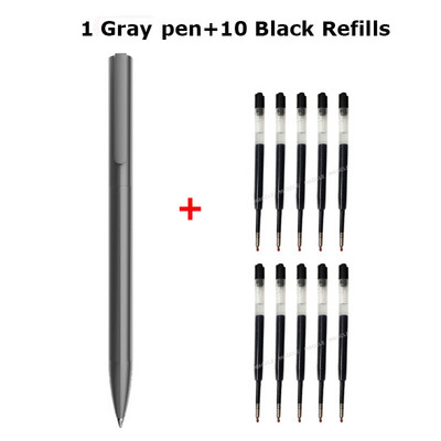 Xiaomi BEIFA Spin Metal Gel Pens 0,5mm Μαύρα Ανταλλακτικά Επαγγελματικό στυλό Μεταλλική υπογραφή caneta boligrafos Για Σχολικό Γραφείο Χαρτικά
