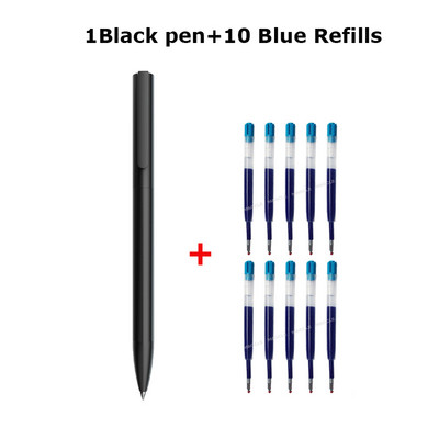 Xiaomi BEIFA Spin Metal Gel Pens 0,5mm Μαύρα Ανταλλακτικά Επαγγελματικό στυλό Μεταλλική υπογραφή caneta boligrafos Για Σχολικό Γραφείο Χαρτικά