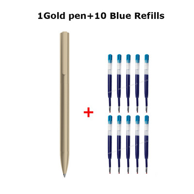 Xiaomi BEIFA Spin Metal Gel Pens 0,5mm Μαύρα Ανταλλακτικά Επαγγελματικό στυλό Μεταλλική υπογραφή caneta boligrafos Για Σχολικό Γραφείο Χαρτικά