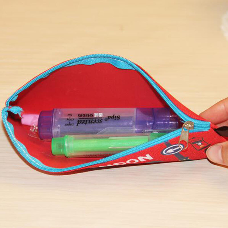 Γελοιογραφία Μολυβοθήκη Κορίτσι Αγόρι Σχολική Χαρτικά Φοιτητής Χαβάης Τσάντα Μολύβι London Oxford Υφασμάτινη καλλυντική τσάντα Πορτοφόλι