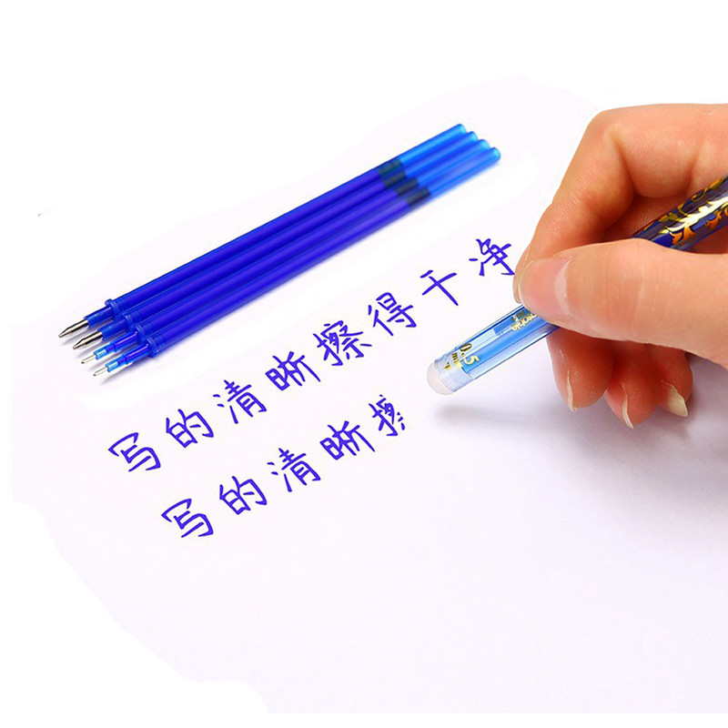 50+2Gb 0,38mm Kawaii dzēšamās pildspalvas mazgājams rokturis Magic Stylo Cute gēla pildspalvas Biroja piederumi Skolas piederumi Kancelejas preces