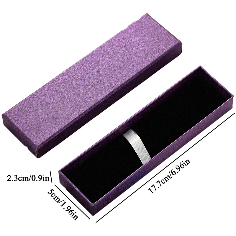 1 gab Taisnstūrveida atvāžamais dāvanu pildspalvu kastīte Modes Izsmalcināta biznesa biroja glabāšanas kastīte Radošie skolas piederumu zīmuļu futrāļi