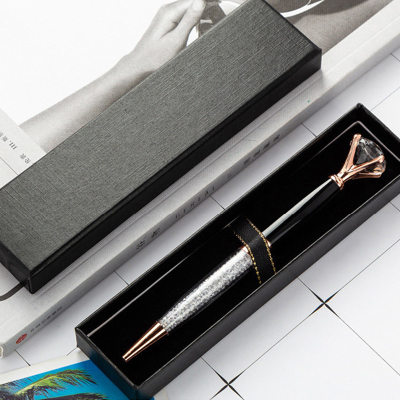 1 gab Taisnstūrveida atvāžamais dāvanu pildspalvu kastīte Modes Izsmalcināta biznesa biroja glabāšanas kastīte Radošie skolas piederumu zīmuļu futrāļi