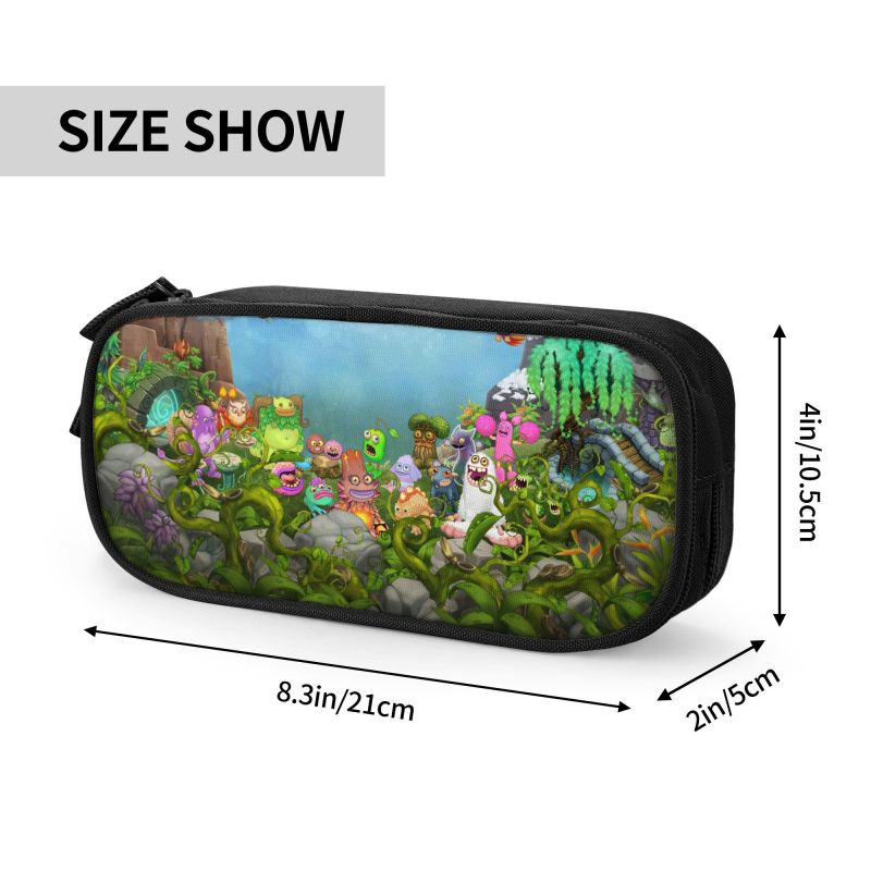 My Singing Monsters Σχολική Μολυβοθήκη Κορίτσια Αγόρια Βιντεοπαιχνίδι Μεγάλης Χωρητικότητας Μολυβοθήκη Μαθητικά Χαρτικά