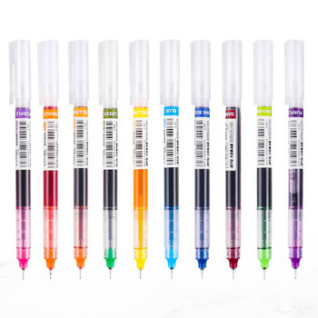 12 цветни бързосъхнещи гел химикалки, комплект училищни офис дневници, маркери за рисуване, права течна ролкова химикалка, търкалящи се химикалки