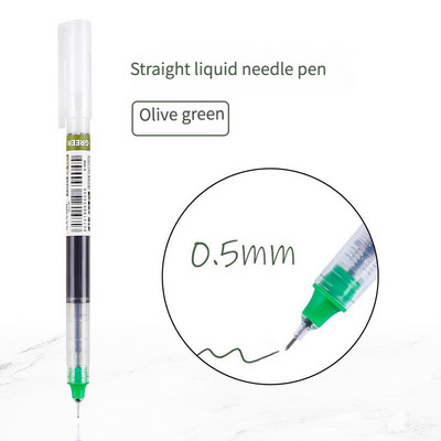 12 spalvų greitai džiūstančių gelio rašiklių rinkinys Mokykliniai biuro žurnalai Piešimo meno žymekliai Tiesūs skysti ritininiai rašikliai, rutuliniai rašikliai