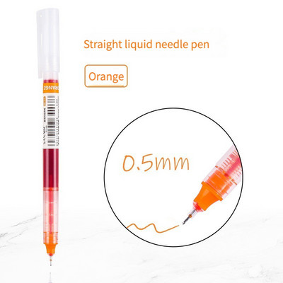 12 spalvų greitai džiūstančių gelio rašiklių rinkinys Mokykliniai biuro žurnalai Piešimo meno žymekliai Tiesūs skysti ritininiai rašikliai, rutuliniai rašikliai