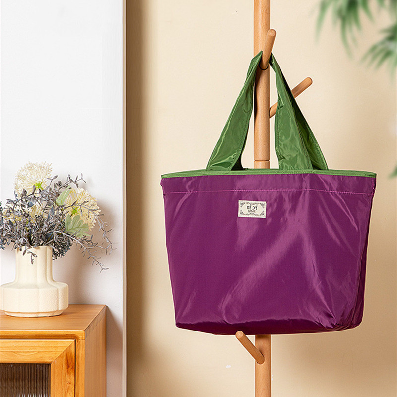 PURDORED 1 tk suur õlgedest ostukott Kokkupandav keskkonnasõbralik ostukott Veekindel Oxfordi käekotid reisitoidukott