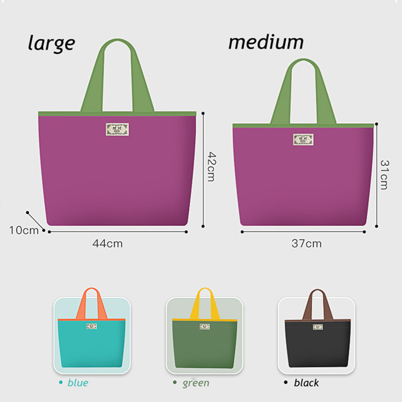 PURDORED 1 tk suur õlgedest ostukott Kokkupandav keskkonnasõbralik ostukott Veekindel Oxfordi käekotid reisitoidukott