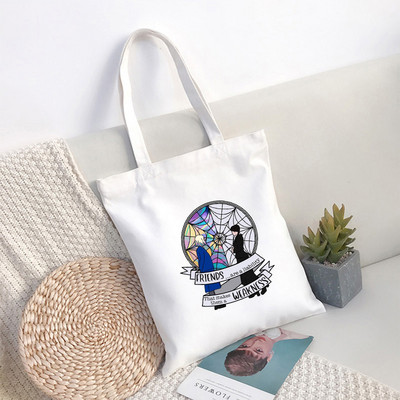 I Hate Everything Wednesday Adams Tote Tote Tote Tote Tote za višekratnu upotrebu za djevojke Wednesday Adams Tote Tote Tote Casual Tote