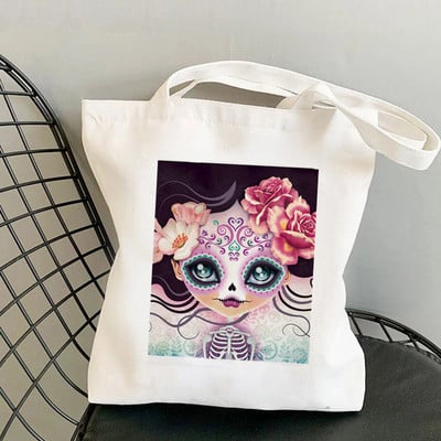 Shopper MOŽE LI VAS ZAINTERESIRATI SARKASTIČNA torba s printom ženska Harajuku shopper torba Torba za kupovinu na rame Ženska platnena torba