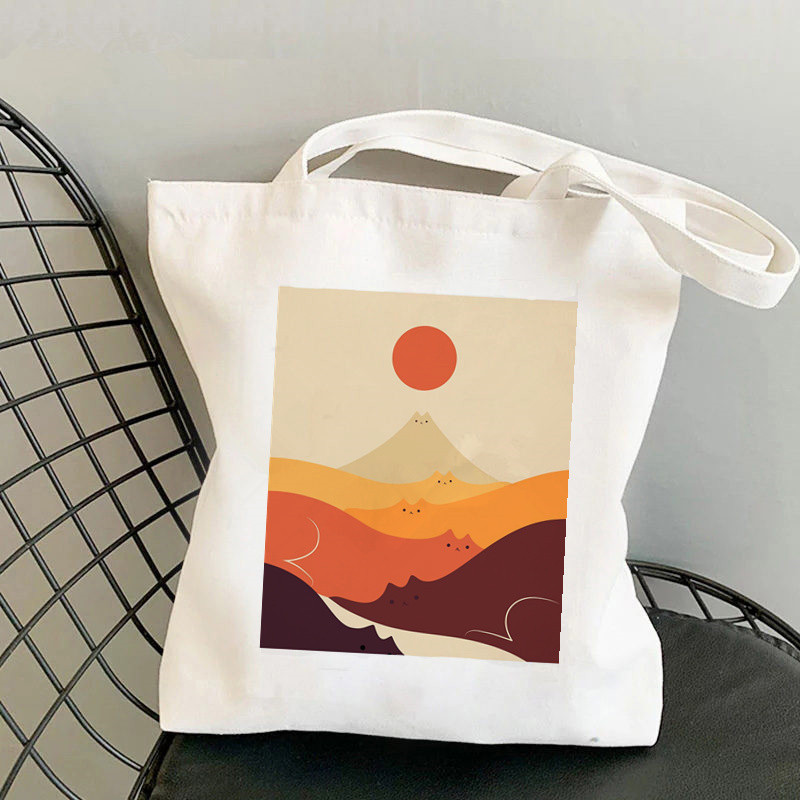 Shopper MOŽE LI VAS ZAINTERESIRATI SARKASTIČNA torba s printom ženska Harajuku shopper torba Torba za kupovinu na rame Ženska platnena torba