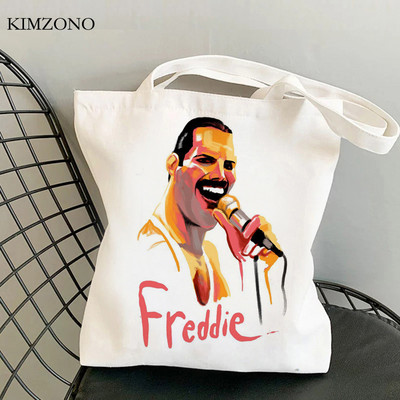Freddie Mercury torba za kupnju torba za kupovinu torba od jute torba od platna ecobag torba za višekratnu upotrebu Tote Cabas