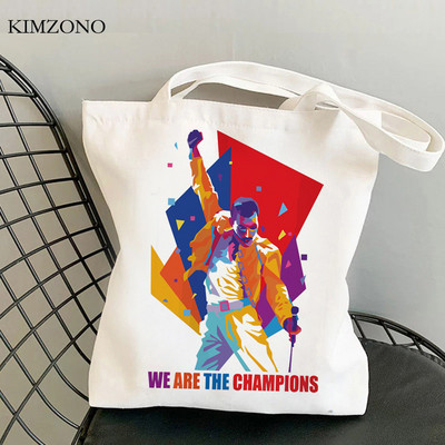 Freddie Mercury torba za kupnju torba za kupovinu torba od jute torba od platna ecobag torba za višekratnu upotrebu Tote Cabas