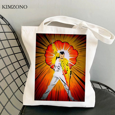 Freddie Mercury torba za kupnju torba za kupovinu torba od jute torba od platna ecobag torba za višekratnu upotrebu Tote Cabas