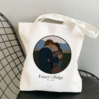 Shopper Škotska Outlander torba za par Harajuku ženska torba za kupnju Platnena torba za kupnju torba za djevojke Tote torba Ženska torba na rame